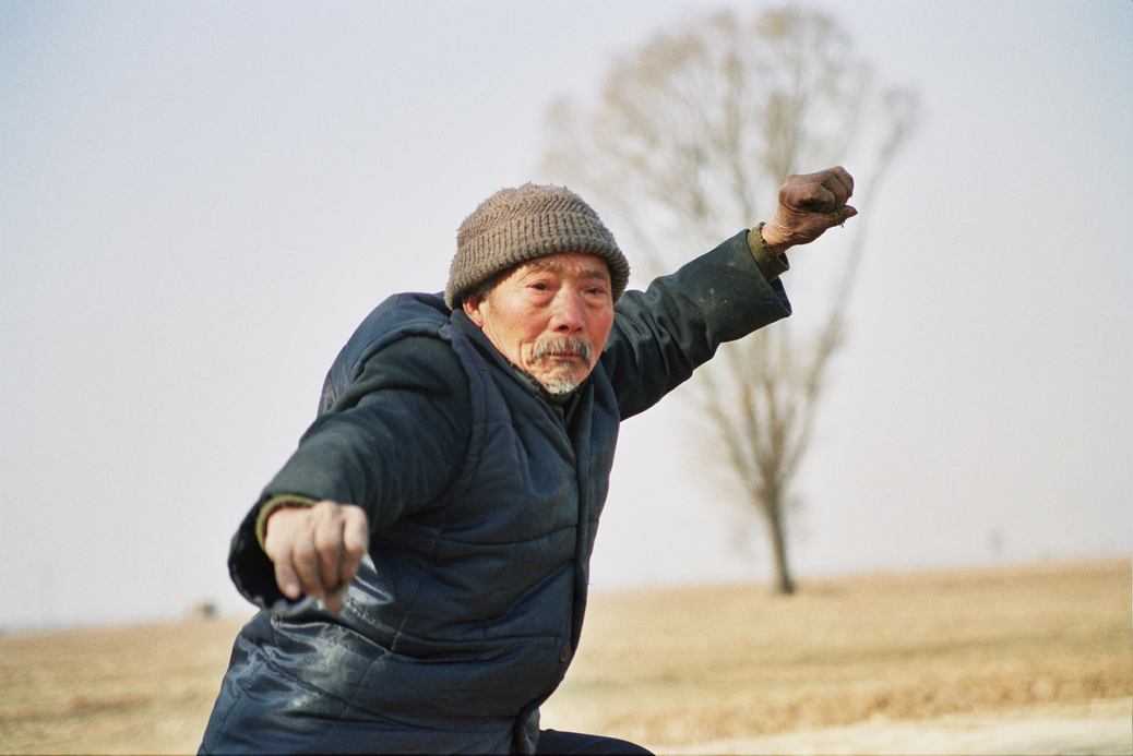 Baxingzhuang 017 Jan 25 Ma Tinglin practices at Zhang Congfu grave F3047 (1038px)