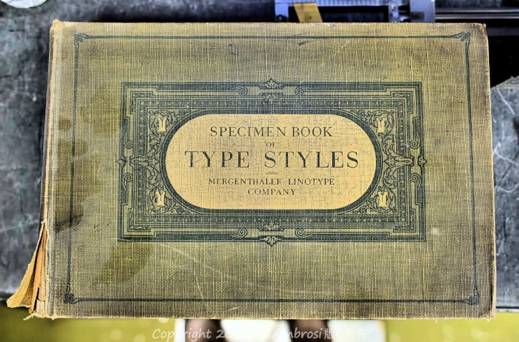 typography books, specimen book, letterpress printing