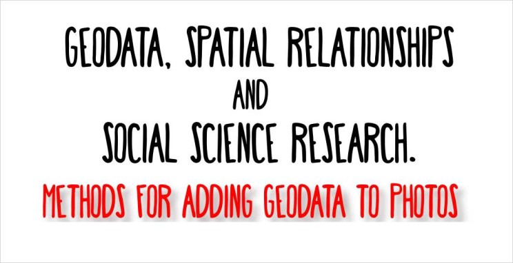 geodata geotag spatial relationships