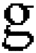 bitmap representation of letter