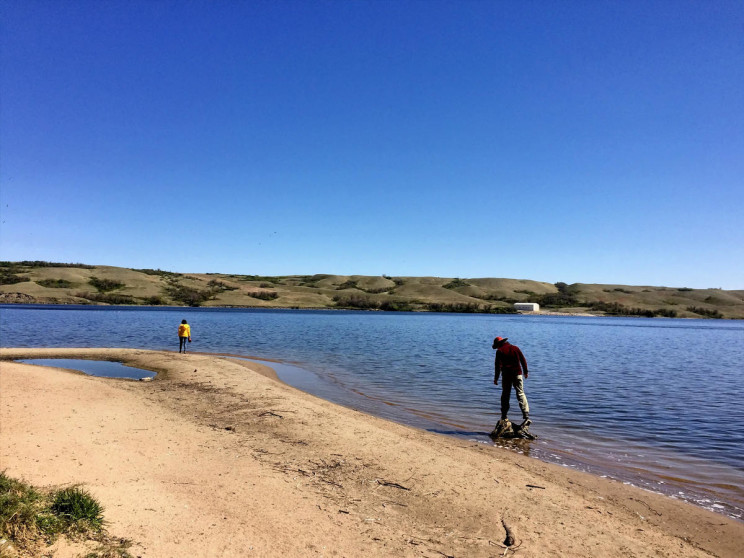 Buffalo Pound Provincial Park beach