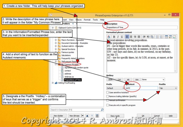 PhraseExpress tutorial