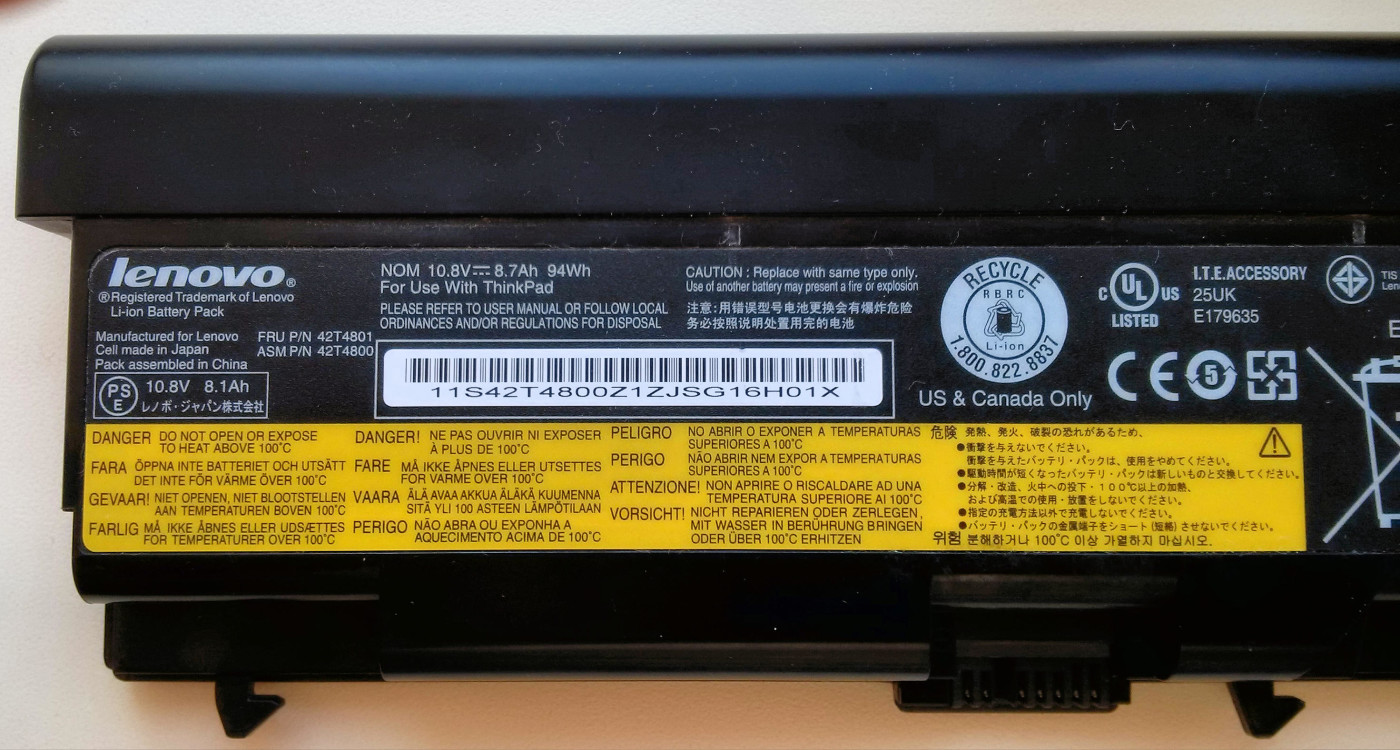 Lenovo battery recall 2015 fire hazard