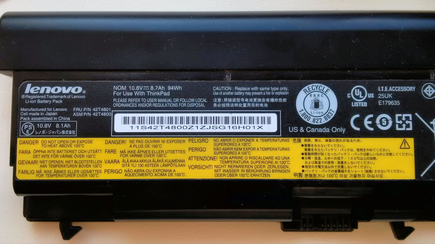 Lenovo battery recall 2015 fire hazard